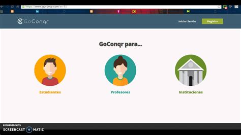 go conqr|goconqr iniciar sesión.